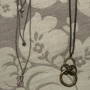 paparazzi Silver & Gold Layered Necklace Set